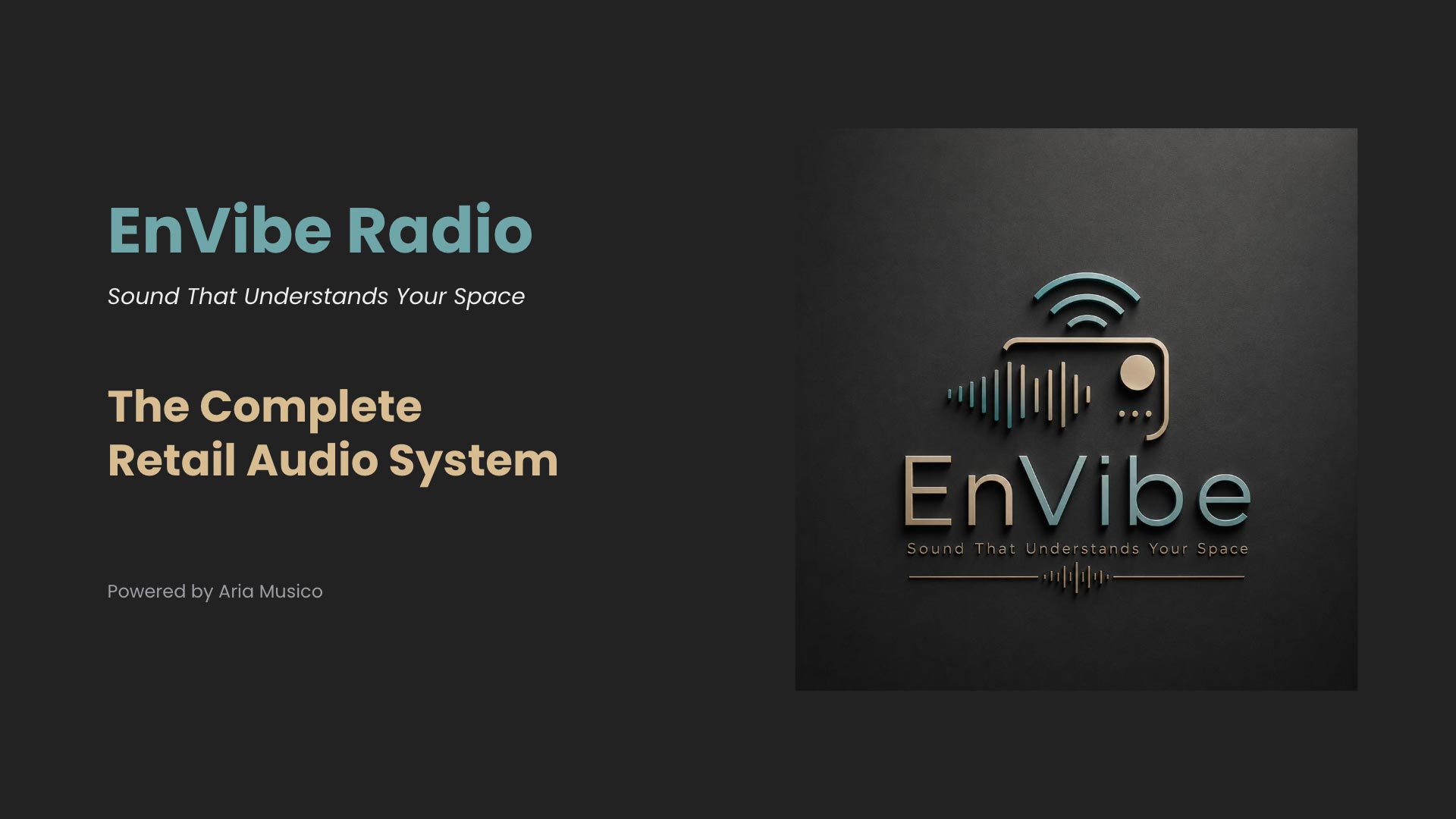 EnVibe Radio commercial background music platform for retail stores, restaurants, cafés and business spaces.